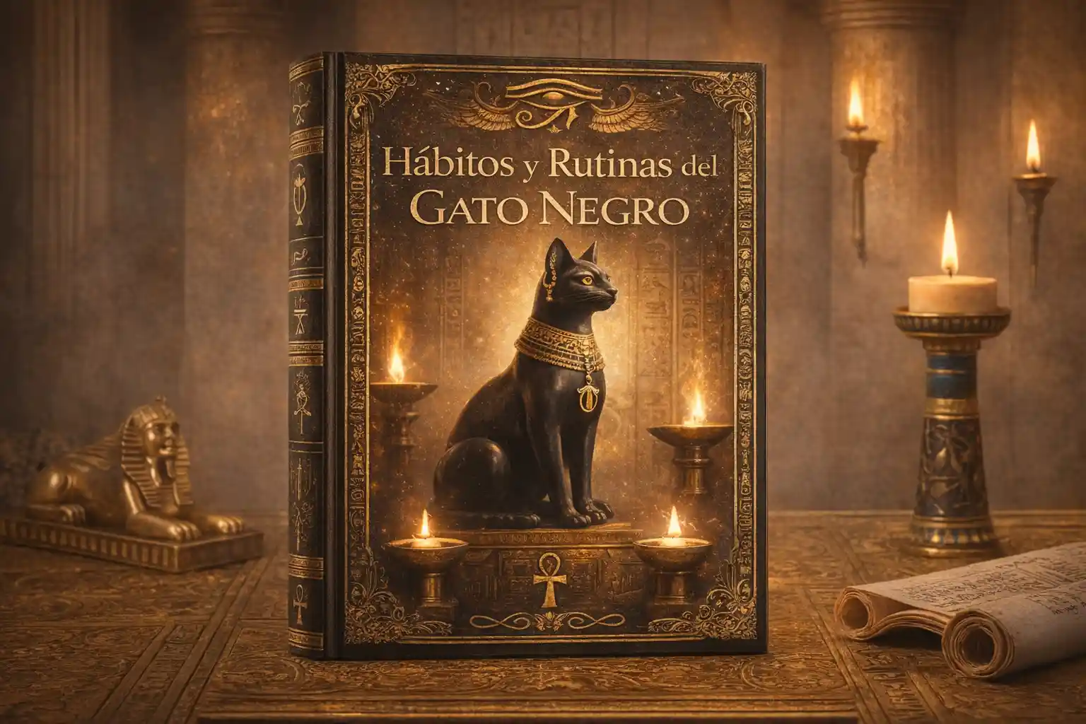 Hábitos y Rutinas del Gato Negro